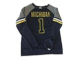 Michigan WolverinesコロシアムGirlsソフト軽量プルオーバースウェットシャツ( M )