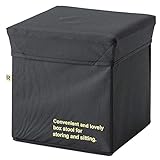 東谷(Azumaya-kk) スツール ブラック 商品サイズ：W42×D42×H41 コンテナスツール LFS-678BK