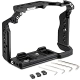 Leftfoto アップグレードメタルカメラフルケージ Sony Alpha A7R5/A7M4/A7S3/A7R4/A7R4A/A1/A9II/ A7R3/A9/A7M3用 保護フレームリグ Arcaベース付き Vlogビデオ撮影用ビデオケージ