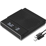 タイムモアTIMEMORE 限定版 - ドリップスケール Black Mirror Basic PRO コーヒー スケール 計量器 フローレート機能付き デジタルはかり キッチン スケール 0.1g~2000g タイマー付きエスプレッソ適用USB充電式 ブラック