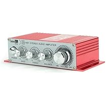 シルバー アンプ 音量調整可能 Amazon.co.jp: 2.1chオーディオアンプ 40W＋40W＋68W 重低音