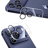 NIMASO カメラフィルム iPhone 17 Pro 用 カメラ保護 レンズカバー 9H硬度 全面保護 黒縁あり 露出オーバー防止 強化ガラス 指紋防止 高透過 防塵 貼り付け簡単 いPhone 17 Pro 専用 カメラ保護フィルム 2枚入り クリアDCM25I1928