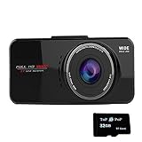 Topepop Car DVR 2.7" Vehicle Car Camera 1080p Full HD Dash Cam Driving Recorder WDR with G-Sensor Ni