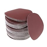 Perfk サンディング　ディスクサンドペーパー　無孔性円形研磨パッド　 丸型　６サイズ選び　100枚　5インチ　 - 400＃