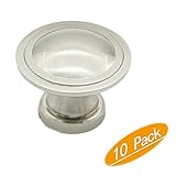 つや消しニッケル家具キッチンキャビネットドア引き出しハンドルプルノブハードウェア、10枚パック