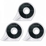 アイシー IC フリーテープ ブラック 0.4mm 3巻セット マスキングテープ ラインテープ ガイドテープ