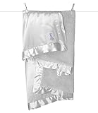 リトルジラフ Little Giraffe  シェニール サテンベビーブランケット/BOX入り (シルバー) 【正規代理店輸入】 lg0847-04