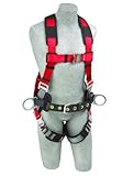 3M Protecta PRO 1191271 3M Protecta Fall Protection Full Body Harness, Back And Side D-Ring's, Hip P