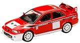 ホビージャパン HJ64 1/64 三菱 LANCER RS EVOLUTION 6 (CP9A) 2000 RALLIART ホワイト/レッド 完成品 HJ643033RC