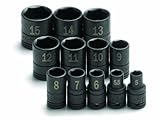 Sk Hand Tool Llc 31010 12 Pc. .25 Inch Dr. 6 Pt. Metric Standard Impact Socket Set