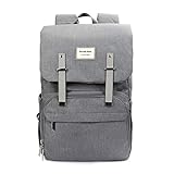 Pomelo Best マザーズバッグリュック 大容量 軽量 ママバッグ マザーズリュック 防水 多機能 バックパック ビジネスバッグ ベビー用品収納 旅行 出産祝い 通勤 レディース メンズ グレー
