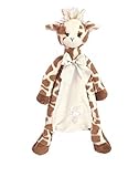 Bearington Baby PACIFIER PET Plush Animal with Pacifier Tether and Pouch (Natural Patches Giraffe) b