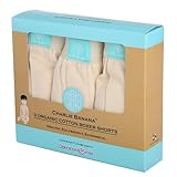 Charlie Banana 3 Organic Cotton Boxer Shorts, Small, 0.38 Pound by Charlie Banana [並行輸入品]
