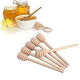 ハニーディッパー 木製 ハニースティック 50本入り 木製ハニーディッパー ハニースティック ハニー 蜂蜜撹拌棒 はちみつスプーン はちみつ専用 キッチン用品 攪拌スティック (15cm)
