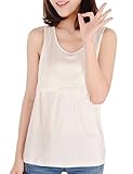 (ココアンドユカ) COCO&YUKA 授乳 トップス インナー タンクトップ クロス カシュクール タイプ 楽ちん 産前 産後 マタニティ 下着 (XL, ホワイト)