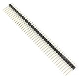 HiLetgo 10PCS 40ピン 単列ピン 単一行のストレート 雄ピン ヘッダー ストリップ ピッチ 2.54mm ピン長15mm [並行輸入品]