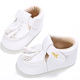 ファーストシューズ　赤ちゃん靴　ベビー　子供　キッズ　女の子　柔らかいソール　可愛い (S, ホワイト)