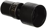 S K Hand Tools SKT34340 .50in. Drive 6 Point Swivel Impact Socket 1-.25in.
