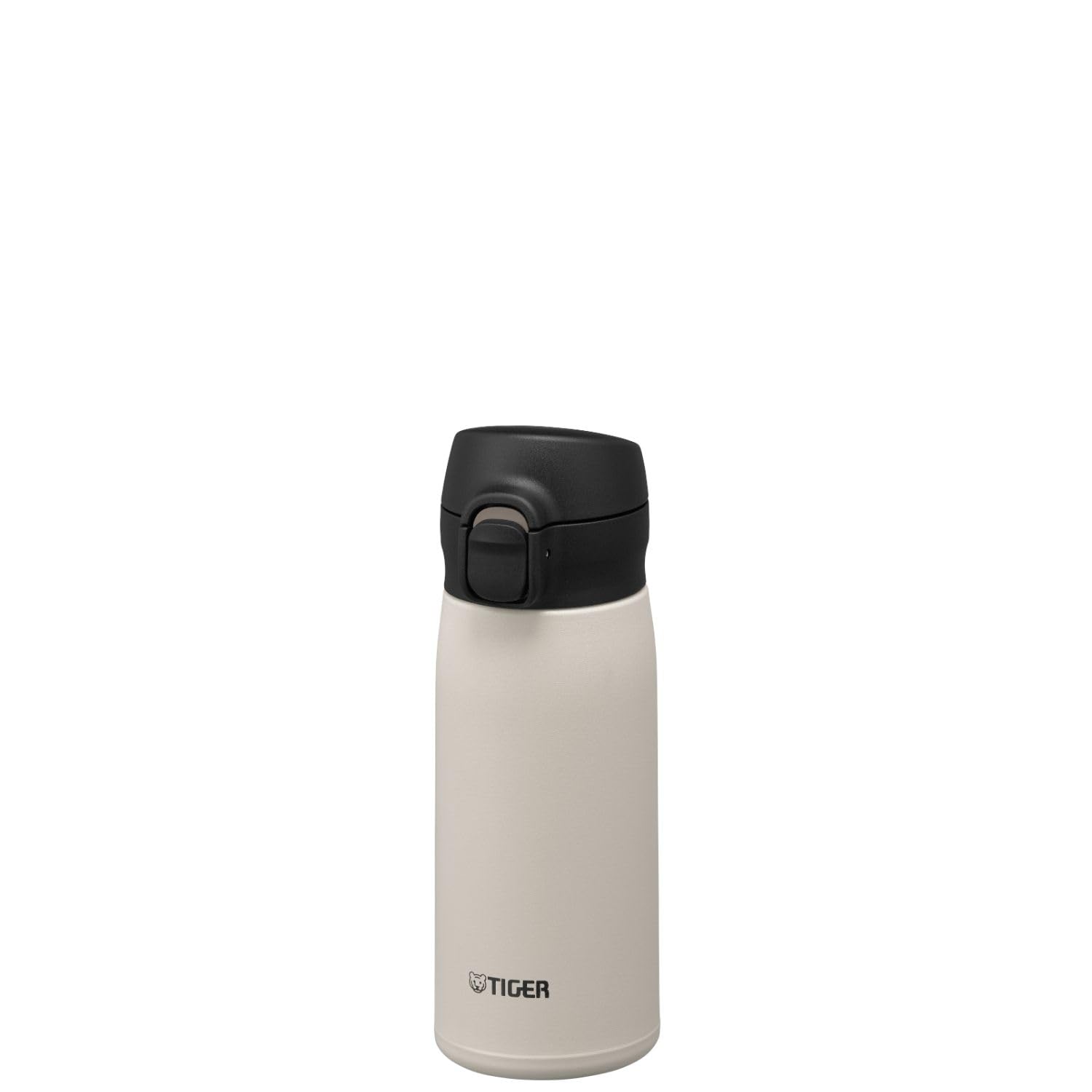 【パッキン一体型・食洗機対応】 タイガー魔法瓶(TIGER) 水筒 350ml ワンプッシュ ステンレスボトル 保冷 保温 軽量 飲みやすい設計 洗いやすい BPAフリー ホワイト MKR-V35NW
