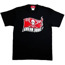 Amazon | CREAM SODA スカルフラッグ Tシャツ 『 WHITE