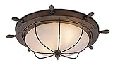 Vaxcel OF25515RC Orleans 15-Inch Outdoor Ceiling Light, Antique Red Copper [並行輸入品]
