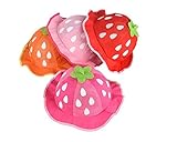 LAZA ベビー ハット 帽子 紫外線　uvカット つば付き　女の子用カラー：ピンク　レッド　バラー　オレンジ (　レッド　)