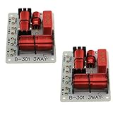D DOLITY 2ピース 150W 3ウェイ　周波数ディバイダ　スピーカクロスオーバーフィルタボード