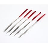 4ミリメートルX 160ミリメートルゴムはダイヤモンドコーティングされた針ファイルツール5個ハンドル