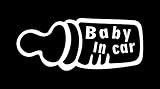 ノーブランド 黒 Baby In Car 哺乳瓶 シール ステッカー デカール カッティングシール