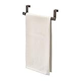 InterDesign タオル掛け ドアハンガー カーブ型 タオルバー キッチン Axis ブロンズ 60271EJ