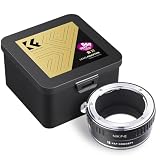 K&F CONCEPT マウントアダプター ニコン対応 Fマウント → ソニー対応 Eマウント 変換用 Nikon対応 AIレンズ NEX カメラ対応 レンズアダプター 銅製 NEX-3 NEX-3C NEX-3N NEX-5 NEX-5C NEX-5N NEX-5R NEX-5T NEX-6 NEX-7 NEX-F3 NEX-VG10 VG20専用 AI-NEX 高精度