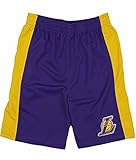 Los Angeles Lakers Nba Little Boys and Big Boys Team Shorts – パープル 3L