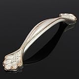 ILS - 13.2CM Gold&Silver Furniture Cabinet Wardrobe Drawer Handle Knob