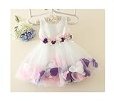 Candykidsベビードレス ベビーデイジー 結婚式 セレモニードレス フォーマルドレス 子供服 女の子 　　赤ちゃん お宮参り ティアードスカート　　ベビードレス フォーマルドレス (150cm)