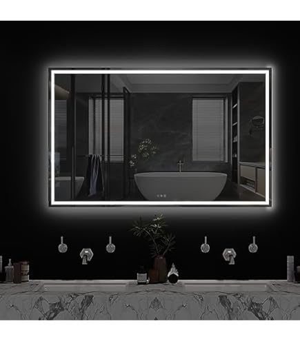 Amazon.co.jp: TOTO LED照明付鏡 【EL80014】 間接照明タイプ トイレ