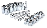 Crescent CSWS10 3/8-Inch Drive Socket Wrench Set, 52-Piece [並行輸入品]