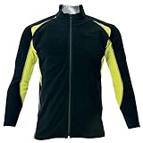 秋冬物 AITOZ アイトス  フリース裏アルミフルZIPジャケット AZ-10330 119ブラック×イエロー LL