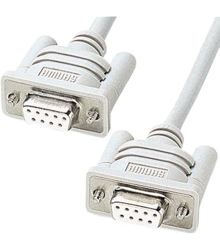 Amazon.co.jp: サンワサプライ RS-232Cケーブル 6m KRS-433XF6N