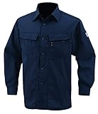 CO-COS コーコス エコ5IVEスター長袖シャツ A-4458 カーボンチャコール L