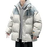 [YAYOKYA] ダウンジャケット メンズ 中綿ジャケット 冬服 アウトドア ユニセックス 軽量 厚手 立ち襟