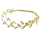 Prettyia 新生児　両親　ヘッドバンド　ヘアバンド　葉　記念写真　小道具　装飾　2セット　金　贈り物