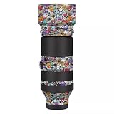 100-400 5-6.3 カメラレンズスキン 傷防止ステッカー Sigma 100-400mm F5-6.3 DG DN用 ソニーマウントコートビニール保護フィルムデカール(グラフィティホワイト)