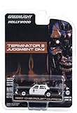 Greenlight 44890-F ハリウッドシリーズ29 - ターミネーター2:審判の日 1987 シボレーカプリス警視庁 1:64スケール