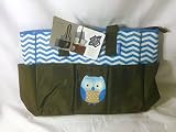 Diaper Bag By Little Me with Owl and Zigzag Design by Little Me