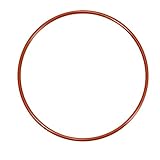 uxcell Oリング シーリング ガスケット VMQ製 シリコーン レッド 125mmx118.8mmx3.1mm 1個入り