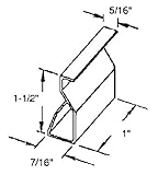Slide-Co 1891 Screen Lift Tabs, 7/16-Inch, Black Vinyl,(Pack of 4) [並行輸入品]