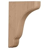 Ekena Millwork BKTW02X09X11PLAL 1 3/4-Inch W by 8 1/2-Inch D by 11-Inch H Plymouth Wood Bracket, Ald