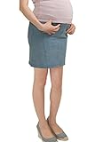 スウィートマミー (Sweet Mommy) ストレッチ カットデニム マタニティ タイトスカート M ブルー
