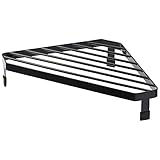 アクセサリーショップピエナ コンロコーナーラック タワー コンロ奥のデッドスペースを有効活用 ブラック