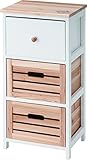MIP-551WH チェスト3段 引出し ラック ナチュラル 北欧 収納 ホワイト スノッフ 東谷株式会社 【送料無料】